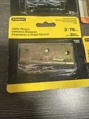 Stanley Utility Hinge Lot Assorted 1”, 1-1/2”, 2”, 2-1/2”, 3” Lot Of 14 NOS