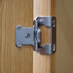 1/2″ Overlay Semi Partial Wrap Kitchen Cabinet Cupboard Hinges Self Closing LOT