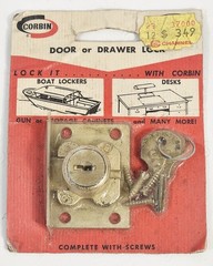 Corbin K02065 Door or Drawer Lock for Desk, Boat Lockers Original Package Unused