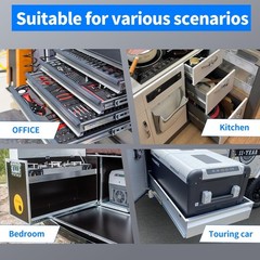 SLIDEWAY 260 Lbs Heavy Duty Drawer Slides 1 Pair 8 10 12 14 16 18 20 24 26 30