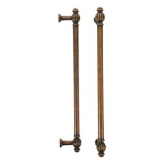 2Pcs Light Brown Zinc Alloy Cabinet Knobs Pull for Rustic Kitchen Cupboards