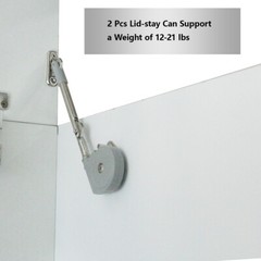 Lid Stay 135 Degree Open With Soft Close 2pcs Hydraulics Lid Support fr Toy Box