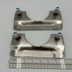 Handmade (2) Stainless Steel 7” x 3-1/4” XL Cabinet Handles Drawer Pulls