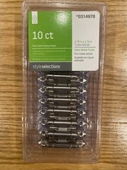 New/Sealed! 10 Flush Self-Closing Hinges 2.75X 1.75″ 7Cm X 4.4Cm Satin Nickel