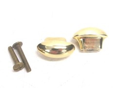 NOS! LOT OF (4) FAULTLESS PLATED CABINET/DRAWER KNOB, K189