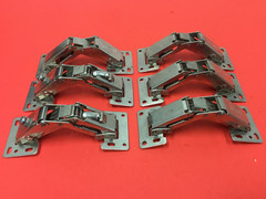 Cabinet Hinge – Chrome Plated – LOT OF (6)