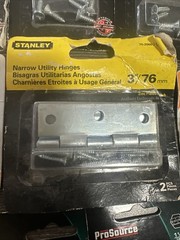 Stanley Utility Hinge Lot Assorted 1”, 1-1/2”, 2”, 2-1/2”, 3” Lot Of 14 NOS