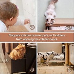 20 Pack Magnetic Cabinet & Door Latch/Catch Closures Kitchen Cabinet Cupboard US