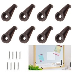 20 Pack Glass Window Clips Brown Retainer Clips, Glass Door Holder Cabinet Pa…
