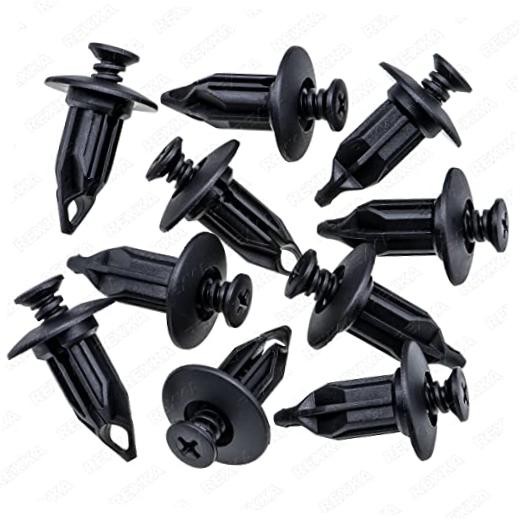 Bumper Cover Retainer Clips 12mm Push Pin Compatible with Chrysler 10pcs
