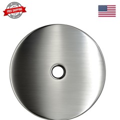 2-Pack Thick Brushed Satin Nickel Backplate for Cabinet Knobs Pulls Handles, …