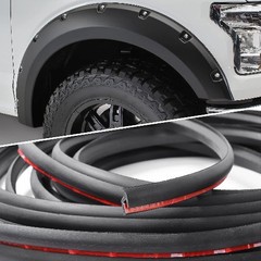 Fender Flares Edge Trim, EPDM Rubber Seal for Car and Truck Wheel A Size: 18ft