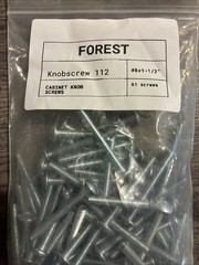 #8×1-1/2” Cabinet Knob Screws (61pk)