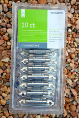 Style Selections 10-PK Satin Nickel 3/8″ Inset Self-Closing Hinges #0314979