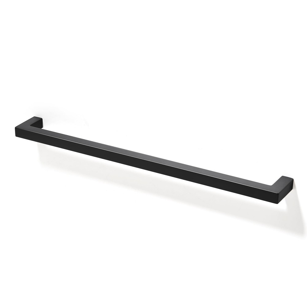 TUNNY 5 Pack Square Cabinet Handles 12.6″/320mm Matte Black Pulls