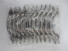 12- Amerock Natural Elegance Sterling Nickel Arch Handle Drawer Pulls BP1330-G9