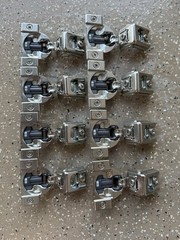 Lot of 8 BLUM 38C Soft Close CABINET HINGES 1 – 5/16″ Inch Overlay 38C355-B103