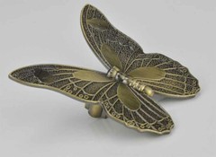 1.3″ Green bronze Butterfly Dresser Pull Handle Drawer Pulls knob 856#