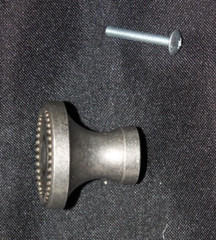 Lot of 4 FKI Period Brass A604 Tumbled Silver Rope 1.5″ Cabinet Knob Brand New