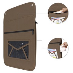 Mail Catcher Brown Indoor Mail Slot Catcher Durable Oxford Bag For Front Door Ga