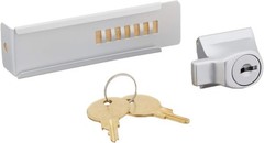 C.R. LAURENCE TDK7AKA CRL Aluminum Stick-On Showcase Lock – Keyed Alike
