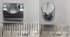 12 Cross Dowels/Barrel Nuts 1/420 12mm X 10mm ZincPlated CNC