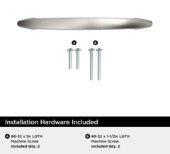 10pcs Amerock BP37356G10 Arc Collection 3-3/4in. 96mm Cabinet Pull Satin Nickel