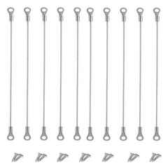 10 Pack 8 Inch Stainless Steel Cabinet Door Restraint Cabinet Hinge Limiter