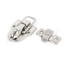 2Pack Wood Box Cabinet Metal Spring Loaded Latches Catch Toggle Hasp