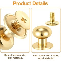 Miniature Gold Dresser Knobs 10 Sets Perfect for New Furniture Projects