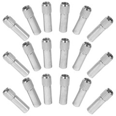 50Pcs Durable Metal Shelf Support Pegs for Home Cabinet Wardrobe Silver Finish