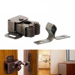 10x Cold Rolled Steel Roller Catch Lock the Door Clasp Replacement Parts zq