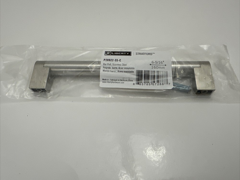 Lot of 10-Liberty Hardware P28922-SS-C Stratford 6-5/16″ Center -Stainless Steel