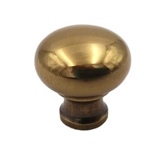 Belwith Sherwood Antique Brass Solid Brass 1/2″ Cabinet Knob Pulls BK9-07
