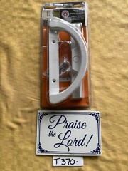 Prime-Line C 1225 Diecast, White, Patio Door Handle