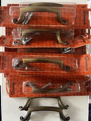 (10) Amerock A-474-AE Antique English IMPERIA Drawer Handle Pull 4 3/8″ VTG New