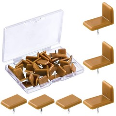30Pack Drawer Glides and Plastic Slides for Dresser Repair, Square & L Shape