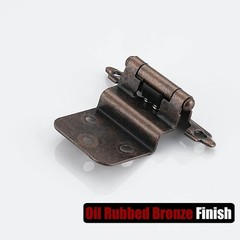 3/8 Inch Inset Cabinet Door Hinges Oil Rubbed Bronze, 50 Pack 25 Pairs Flush …