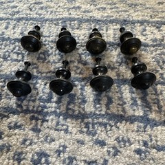 Pottery Barn Set 8 Bronze Cabinet Door Knobs Bin Drawer Classic Knob Pull