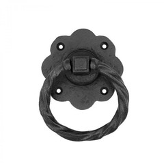 Renovators Supply Manufacturing Black Wrought Iron Cabinet Pack of 1,