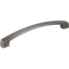 Jeffrey Alexander 549-160BNBDL 160 mm C-C Brushed Pewter Merrick Cabinet Pull