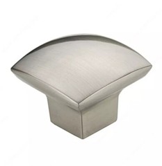 Richelieu Bp814332195 Satin Nickel 1-1/2″ Simple Soft Square Cabinet Knob