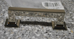 4-Hickory Hardware P3010-14 Studio 3″ Cabinet Handle – Bright Nickel, NOS