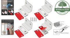 Ultra Thin Magnetic Cabinet Catch 4 Pack for Kitchen and Drawer Closures