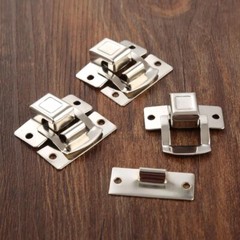3 sets Silver 34mm x 30mm hasp small box hardware lock latch latches catches C24