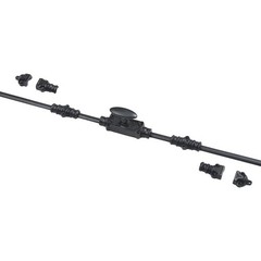 Signature Ironmongery Stepney Door Iron Cremone Bolt 9 feet Black Powder Coated