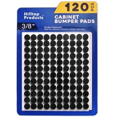 120 Pack Small 3/8″ Felt Cabinet Bumpers, Door Felt Pads For Cabinet Doors
