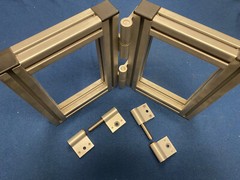 US Made Heavy Duty Lift Off Hinge, Bronze Bushing, Stainless Steel Pin & Screws
