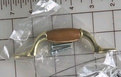 lot of 10 AMEROCK 266OPB Polished Brass Pull Allison