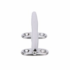 Seachoice 30301 Hollow Base Yacht Cleat – Chrome Plated Cast Brass – 5-1/2 In…